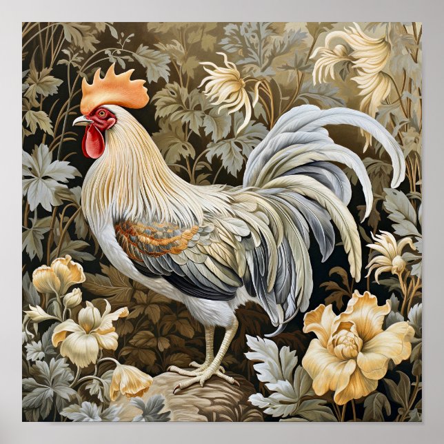 Rooster Painting  Poster (Front)
