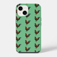 Rooster Pattern - Case-Mate Barely There Apple iPh