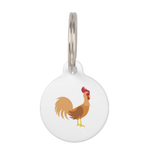 Rooster Pet Tag