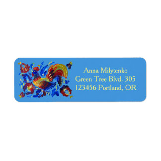 Rooster Petrykivka Ukrainian art