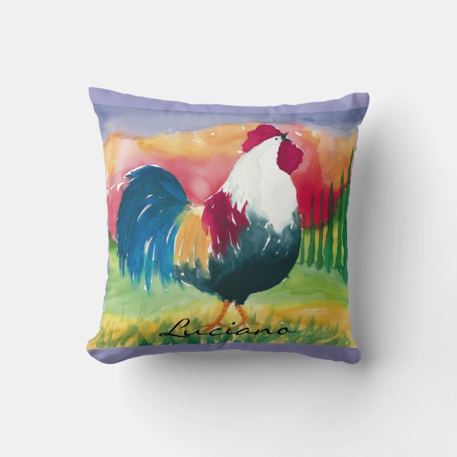 Rooster pillow (Front)