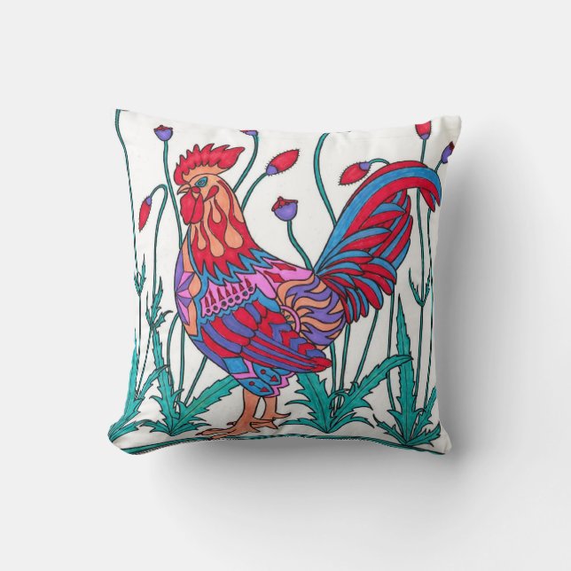 Rooster pillow (Front)