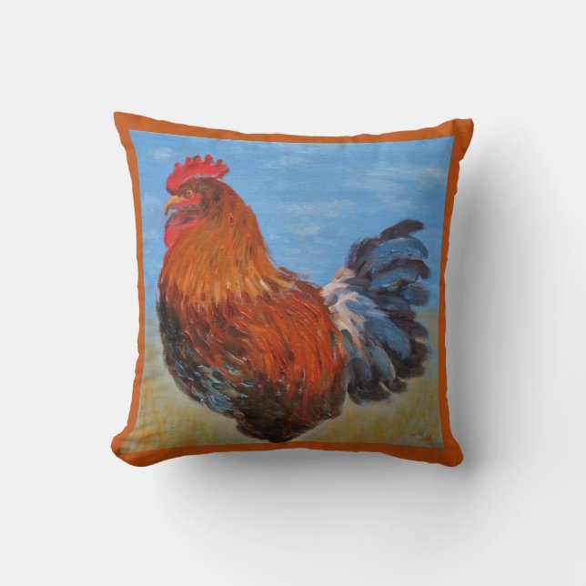 Rooster Pillow (Front)