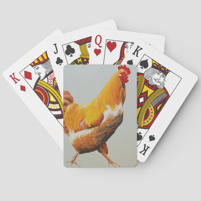 Rooster Playing Cards (Back)