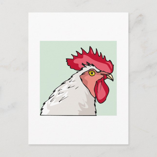 Rooster Postcard (Front)