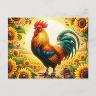 Rooster Postcard