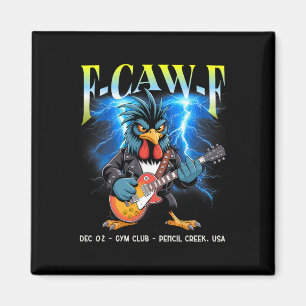 Rooster Punkrock Tour – Crazy Chicken Bootleg Conc Magnet