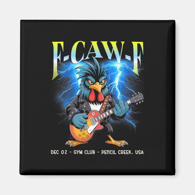 Rooster Punkrock Tour – Crazy Chicken Bootleg Conc Magnet (Front)
