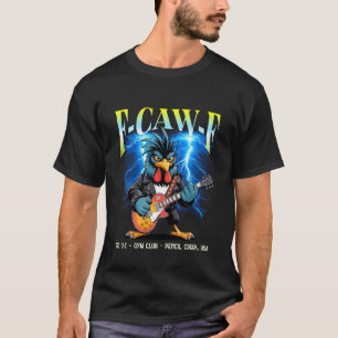 Rooster Punkrock Tour Crazy Chicken Bootleg Concer T-Shirt