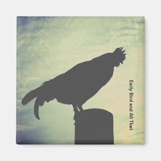 Rooster refrigerator magnet