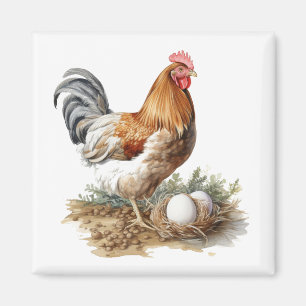 Rooster Refrigerator Magnet