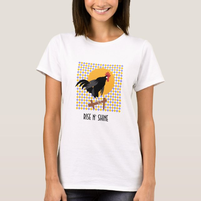 Rooster Says T-Shirt (Front)