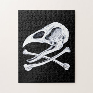 Rooster Skull and Crossbones Jigsaw Puzzle