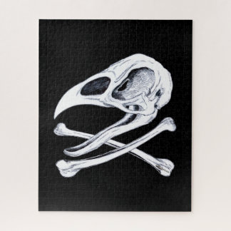 Rooster Skull and Crossbones Jigsaw Puzzle