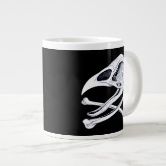 Rooster Skull and Crossbones Large Coffee Mug
