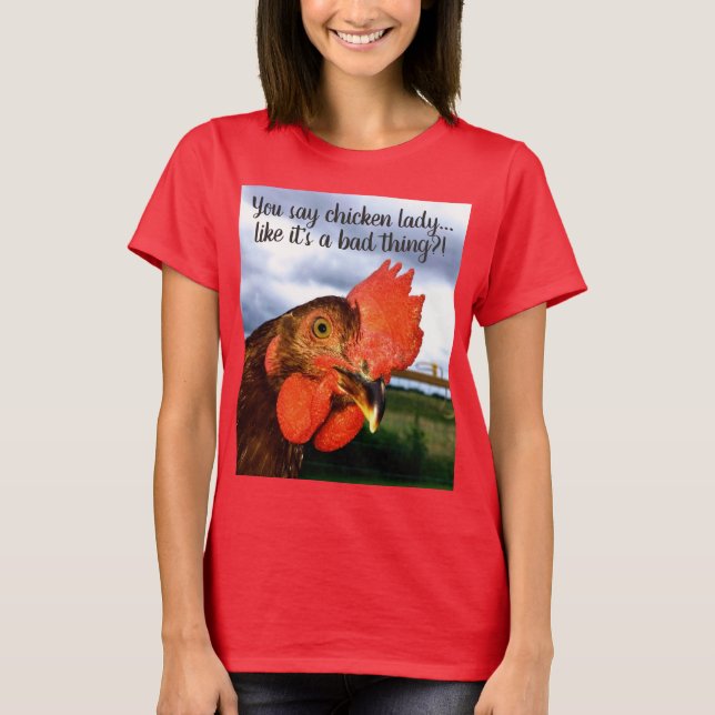 Rooster t-shirt for women (Front)