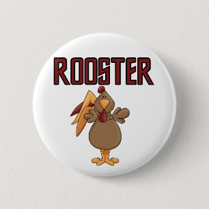 Rooster T-shirts and Gifts 6 Cm Round Badge