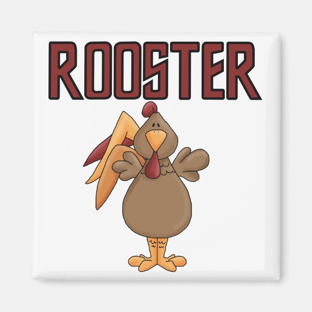 Rooster T-shirts and Gifts Magnet (Front)