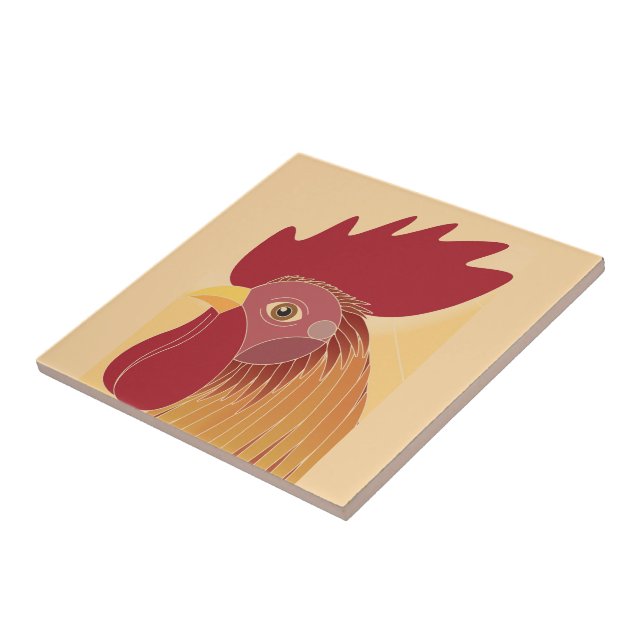 Rooster Tile (Side)