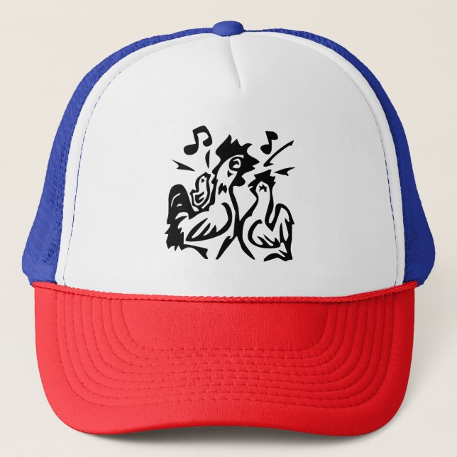 Rooster Trucker Hat (Front)