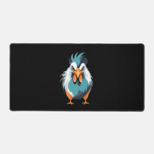 Rooster  Vector Art with Vibrant Colours Desk Mat