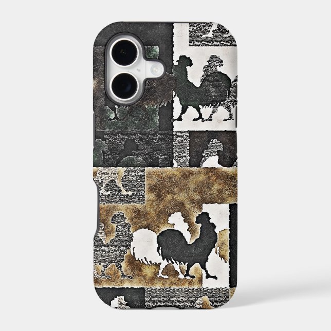 Rooster Vintage #2 - iPhone Case (Back)