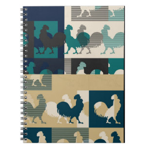 Rooster Vintage Notebook