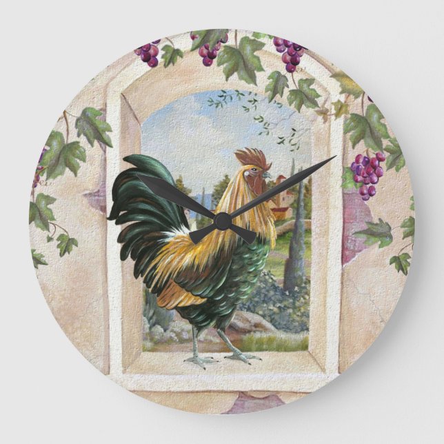 Rooster Wall Clock (Front)