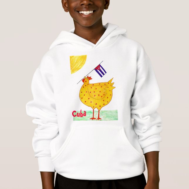 rooster with cuban flag, Cuba (Front)