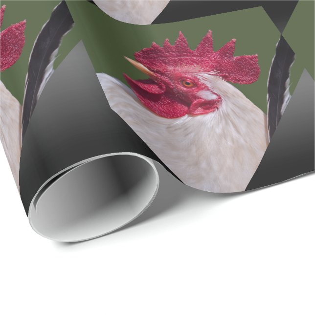 Rooster Wrapping Paper (Roll Corner)
