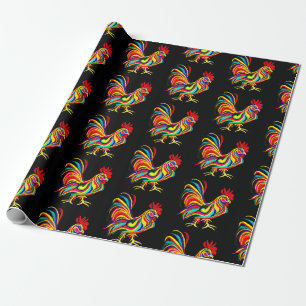 Rooster Wrapping Paper