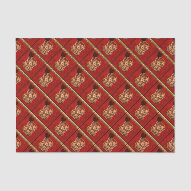 Rooster Year 2017 Tissue Paper 2 (Front)