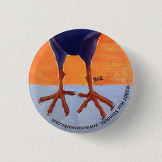 roosterfeet 3 cm round badge