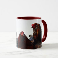 Roosters Chicken Art Farm Art Cup Mug