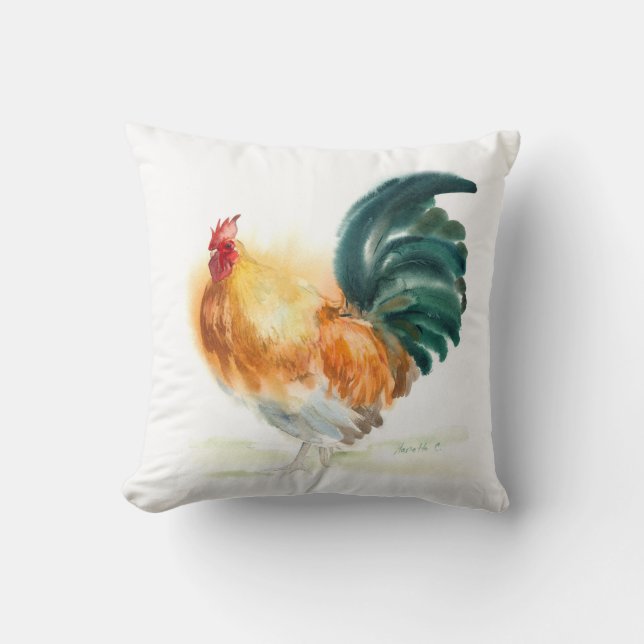 Roosters Cushion (Front)