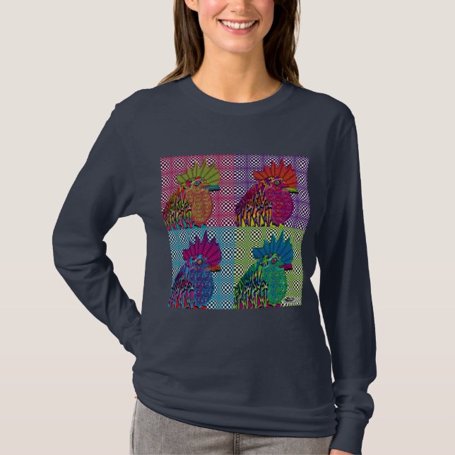 Roosters Gone Psycho T-Shirt (Front)