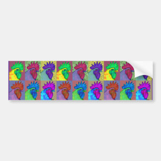 Roosters Gone Wild! Bumper Sticker