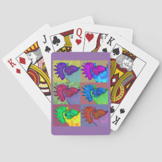 Roosters Gone Wild! Playing Cards