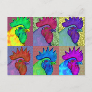 Roosters Gone Wild! Postcard