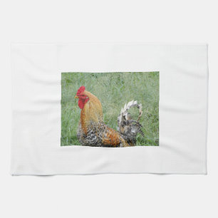 Roosters Tea Towel