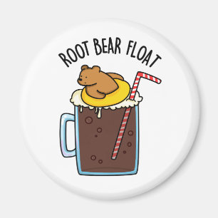 Root Bear Float Cute Root Beer Pun Magnet