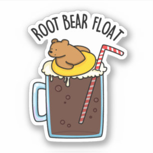 Root Bear Float Funny Root Beer Pun