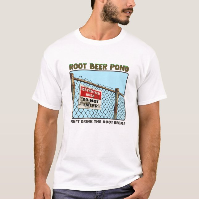 Root Beer Pond: Restricted Access T-Shirt (Front)