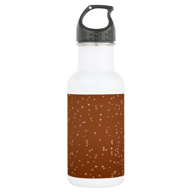 Root Beer with Tiny Bubbles Background Art 532 Ml Water Bottle (Front)