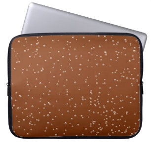 Root Beer with Tiny Bubbles Background Art Laptop Sleeve