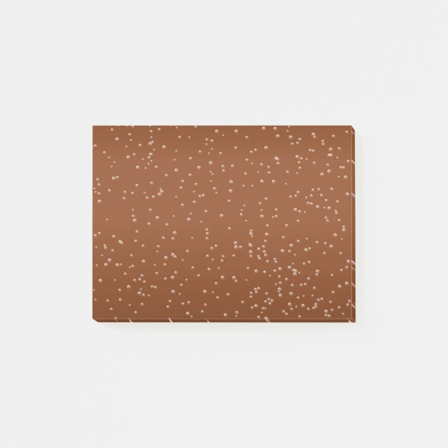 Root Beer with Tiny Bubbles Background Art Post-it Notes (Front)