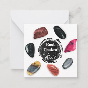*~* Root Chakra Elixir AP64 Stones Card