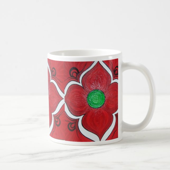 Root Chakra Lotus Flower Coffee Mug (Right)
