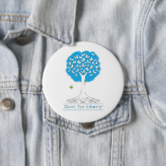 Root For Liberty Button 4" Huge