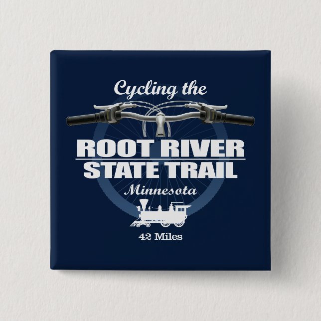 Root River State Trail (H2) 15 Cm Square Badge (Front)